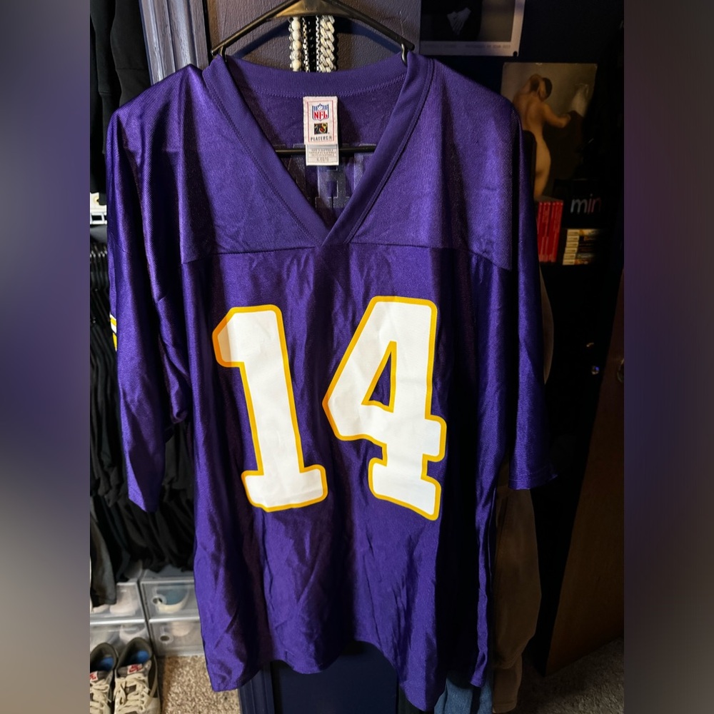 🔥Minnesota Vikings NFL Player Inc. Brad Johnson Jersey #14 2005 SizeXL🔥